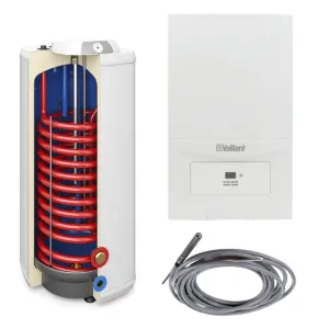 VAILLANT PAKIET KOCIOŁ JEDNOFUNKCYJNY ECOTEC PURE VC 226/7-2 7,2-20,1 KW Z WYMIENNIKIEM GALMET VULCAN KOMBI SWG(S) 120 L I CZUJNIKIEM TEMP. NTC