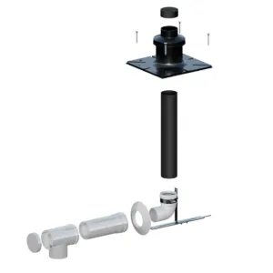 RICOM PP/AL ZESTAW DO SZACHTU FI 80/125 MM ZB-03