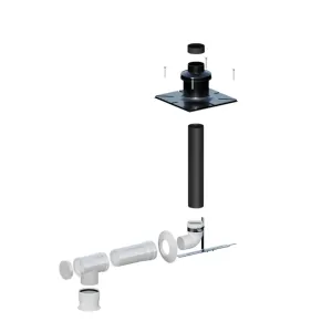 RICOM PP/AL ZESTAW DO SZACHTU FI 80/125 MM ZB-33A