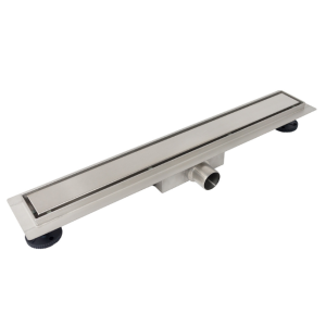 BALNEO DUPLEX STANDARD ODPŁYW LINIOWY 70CM, DWUSTRONNY ZE STALI NIERDZEWNEJ SZCZOTKOWANEJ Z NISKIM SYFONEM 