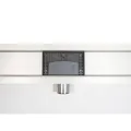 BALNEO DUPLEX STANDARD ODPŁYW LINIOWY 50CM, DWUSTRONNY ZE STALI NIERDZEWNEJ SZCZOTKOWANEJ Z NISKIM SYFONEM