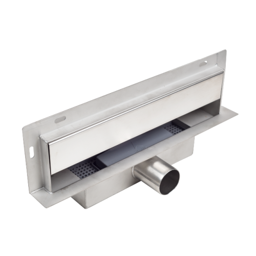 BALNEO ODPŁYW LINIOWY ŚCIENNY W DRAIN 60CM, CHROM