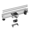 BALNEO ODPŁYW LINIOWY ŚCIENNY W-DRAIN NEXT 2W1 DWUSTRONNY 60CM, CHROM