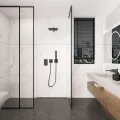 BALNEO ODPŁYW LINIOWY ŚCIENNY W-DRAIN NEXT 2W1 DWUSTRONNY 60CM, CHROM