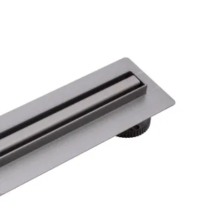 BALNEO ODPŁYW LINIOWY SLIM & LOW PROLINE GUN METAL 80CM GRAFITOWY 