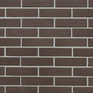 LODE CEGŁA KLINKIEROWA RYFLOWANA PERFOROWANA KOLOR BRUNIS RF 250x120x65 MM 