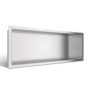 BALNEO WALL-BOX ONE INOX PÓŁKA WNĘKOWA ZE STALI NIERDZEWNEJ 60x20x10 CM