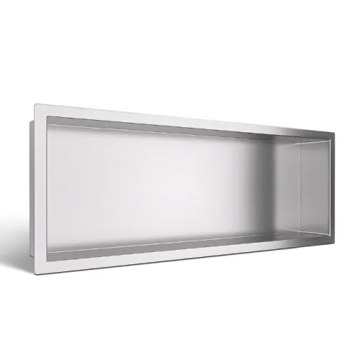 BALNEO WALL-BOX ONE INOX PÓLKA WNĘKOWA ZE STALI NIERDZEWNEJ