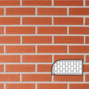 LODE KSZTAŁTKA RYFLOWANA PERFOROWANA (OW1) F15 KOLOR JANKA 250x120x65 MM 