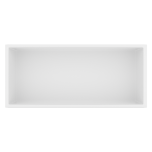 BALNEO WALL-BOX ONE WHITE PÓŁKA WNĘKOWA ZE STALI NIERDZEWNEJ 45X20X10XCM 