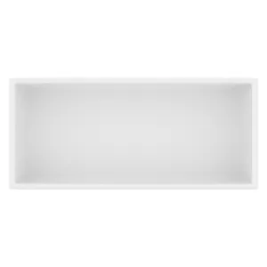 BALNEO WALL-BOX ONE WHITE PÓŁKA WNĘKOWA ZE STALI NIERDZEWNEJ 45X20X10XCM 
