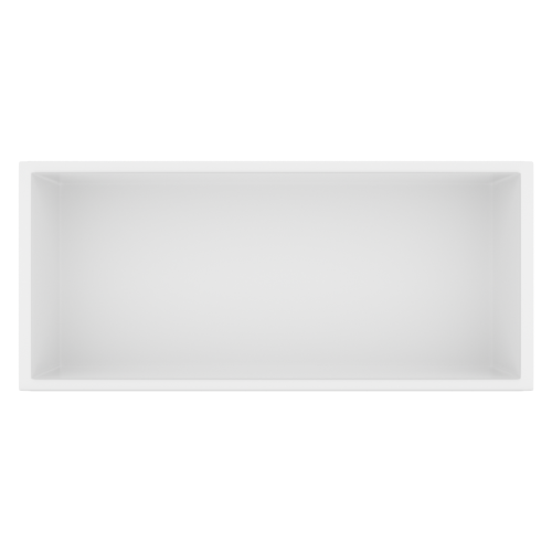 BALNEO WALL-BOX ONE WHITE PÓLKA WNĘKOWA ZE STALI NIERDZEWNEJ 30X20X10XCM