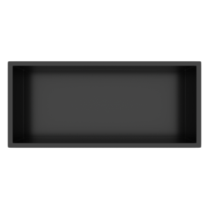 BALNEO WALL-BOX ONE BLACK PÓŁKA WNĘKOWA ZE STALI NIERDZEWNEJ 45X20X10XCM 