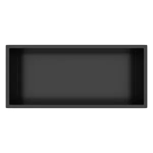 BALNEO WALL-BOX ONE BLACK PÓŁKA WNĘKOWA ZE STALI NIERDZEWNEJ 45X20X10XCM 