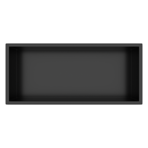 BALNEO WALL-BOX ONE BLACK PÓLKA WNĘKOWA ZE STALI NIERDZEWNEJ 30X20X10XCM