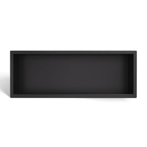 BALNEO WALL-BOX ONE BLACK PÓŁKA WNĘKOWA ZE STALI NIERDZEWNEJ 60X20X10XCM