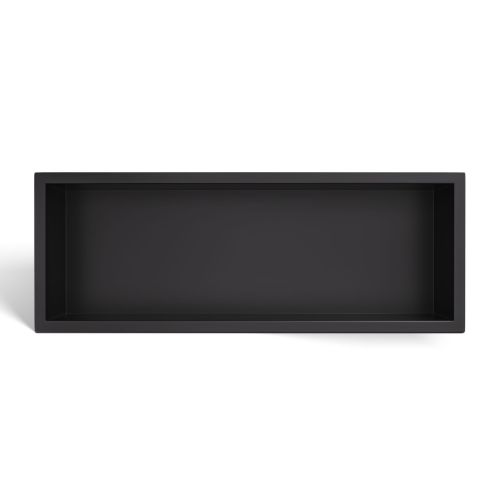 BALNEO WALL-BOX ONE BLACK PÓLKA WNĘKOWA ZE STALI NIERDZEWNEJ 30X20X10XCM