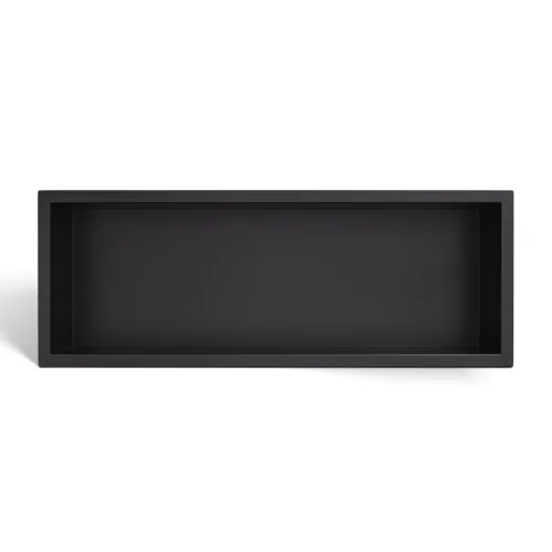 BALNEO WALL-BOX ONE BLACK PÓLKA WNĘKOWA ZE STALI NIERDZEWNEJ 30X20X10XCM