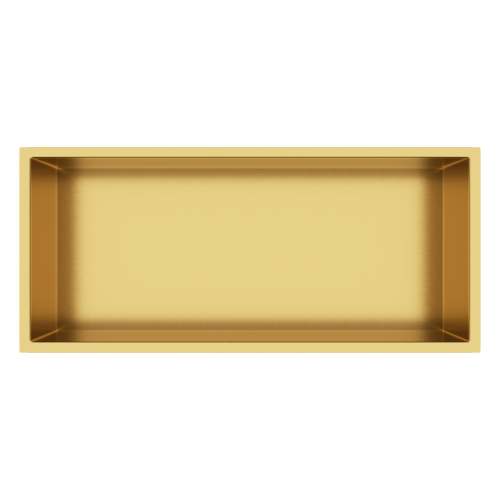 BALNEO WALL-BOX ONE GOLD PÓLKA WNĘKOWA ZE STALI NIERDZEWNEJ 30X20X10XCM