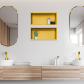 BALNEO WALL-BOX ONE GOLD PÓLKA WNĘKOWA ZE STALI NIERDZEWNEJ 30X20X10XCM