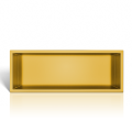 BALNEO WALL-BOX ONE GOLD PÓLKA WNĘKOWA ZE STALI NIERDZEWNEJ 30X20X10XCM