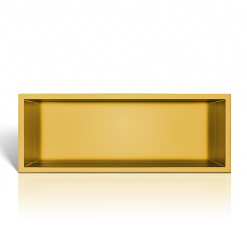 BALNEO WALL-BOX ONE GOLD PÓLKA WNĘKOWA ZE STALI NIERDZEWNEJ 30X20X10XCM