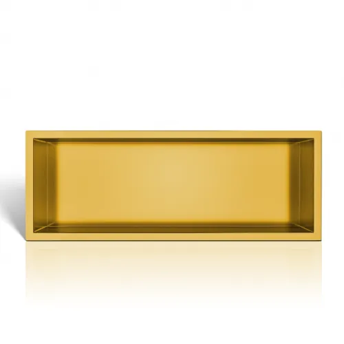 BALNEO WALL-BOX ONE GOLD PÓLKA WNĘKOWA ZE STALI NIERDZEWNEJ 30X20X10XCM