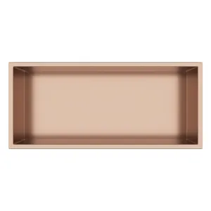 BALNEO WALL-BOX ONE COPPER PÓŁKA WNĘKOWA ZE STALI NIERDZEWNEJ 45X20X10XCM
