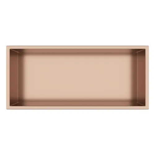BALNEO WALL-BOX ONE COPPER PÓLKA WNĘKOWA ZE STALI NIERDZEWNEJ 30X20X10XCM