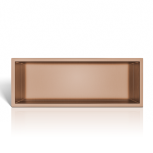 BALNEO WALL-BOX ONE COPPER PÓŁKA WNĘKOWA ZE STALI NIERDZEWNEJ 60X20X10XCM 