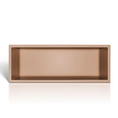 BALNEO WALL-BOX ONE COPPER PÓLKA WNĘKOWA ZE STALI NIERDZEWNEJ 30X20X10XCM