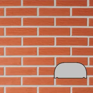 LODE KSZTAŁTKA RYFLOWANA PEŁNA (OW2) F14 KOLOR JANKA 250x120x65 MM 