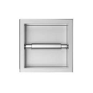 BALNEO WALL BOX PAPER 1 UCHWYT NA PAPIER WBUDOWANY W ŚCIANĘ ZE STALI NIERDZEWNEJ SZCZOTKOWANEJ