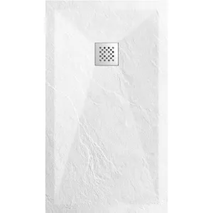BALNEO BRODZIK STONE TRAY 120X80X2,5cm BIAŁY KOMPOZYTOWY 
