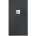 BALNEO BRODZIK STONE TRAY 100X80X2,5cm CIEMNOSZARY KOMPOZYTOWY