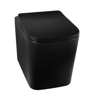 BALNEO MISKA PODWIESZANA WC - LUGA BLACK 375x340 MM 