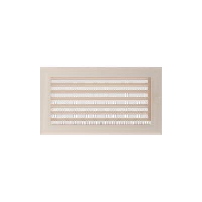 KRATKI KRATKA KOMINKOWA OSKAR KREMOWA Z ŻALUZJĄ 170X300 MM