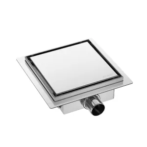 BALNEO SQ-DRAIN NEXT 2W1 ODPŁYW KWADRATOWY 20×20 CM DWUSTRONNY CHROM