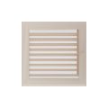 KRATKI KRATKA KOMINKOWA OSKAR KREMOWA Z ŻALUZJĄ 220X220 MM