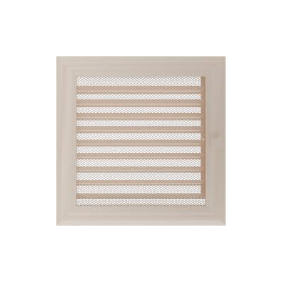 KRATKI KRATKA KOMINKOWA OSKAR KREMOWA Z ŻALUZJĄ 220X220 MM