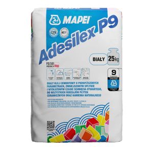 MAPEI ZAPRAWA KLEJOWA  ADESILEX P9 BIAŁY 25 KG