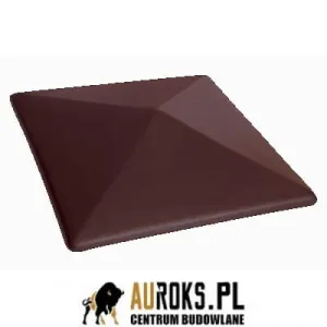 DASZEK OGRODZENIOWY KLINKIEROWY KOLOR KARMAZYNOWA WYSPA 445x445x90MM KLINKIER PRZYSUCHA