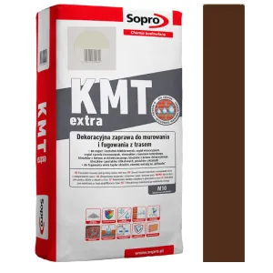 SOPRO KMT EXTRA 287 59 KOLOR BRĄZOWY - DEKORACYJNA ZAPRAWA DO MUROWANIA I FUGOWANIA Z TRASEM 25 KG
