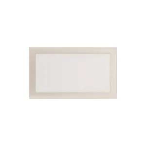 KRATKI KRATKA KOMINKOWA PROSTOKĄTNA KREMOWA 220X370 MM