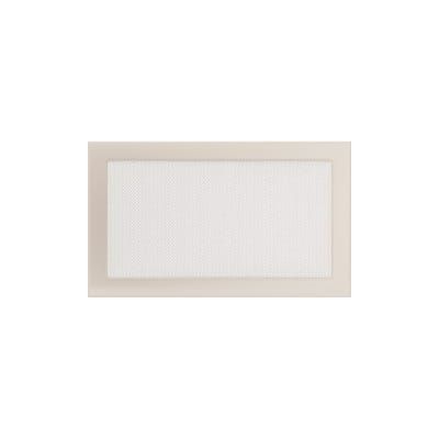 KRATKI KRATKA KOMINKOWA PROSTOKĄTNA KREMOWA 220X370 MM