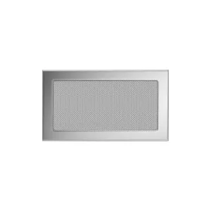 KRATKI KRATKA KOMINKOWA PROSTOKĄTNA NIKLOWANA 170X300 MM