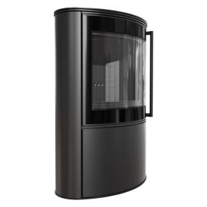 KRATKI PRO PIEC STALOWY BJORN Z CZARNYM WYŁOŻENIEM FI 150 8 KW