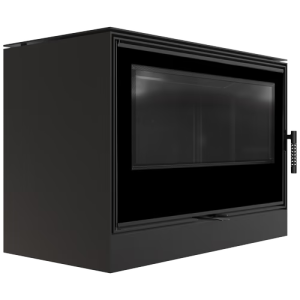 KRATKI PRO PIEC STALOWY KARI 95 FI 180 14 KW KOMINEK W ZABUDOWIE CZARNE WYŁOŻENIE