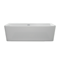 BALNEO WANNA WOLNOSTOJĄCA ROMA BIAŁA Z POKRYWKĄ BLACK 170X80CM