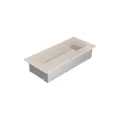 KRATKI KRATKA KOMINKOWA PROSTOKĄTNA KREMOWA 110X240 MM
